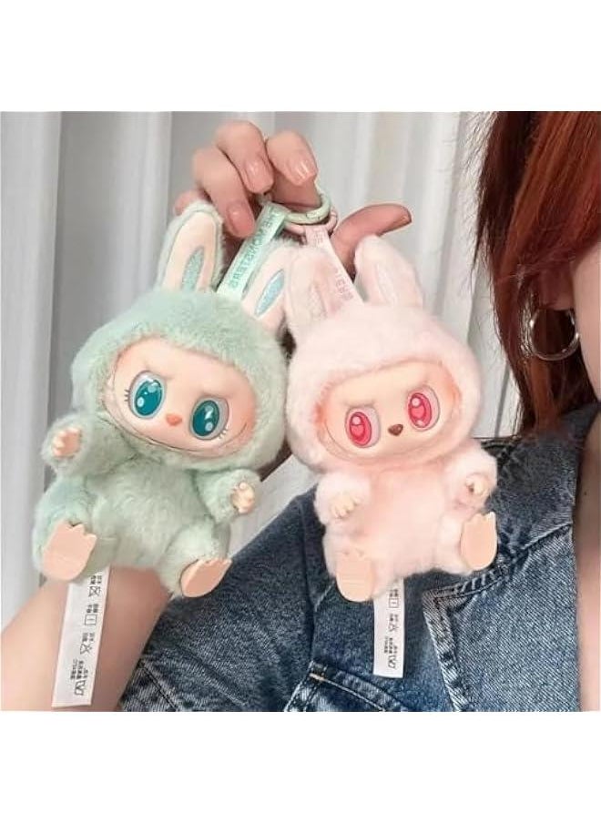 Generic - 𝐋𝐚𝐛𝐮𝐛𝐮 backpacks and key pendants Cute Labubu, Charming Plush Doll Pendant Hanging Keyring Card Gift - Image 1