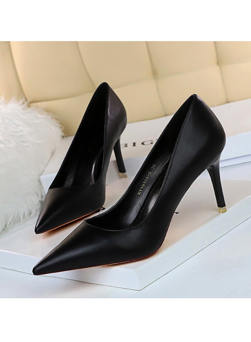 بيج تري 2024 New Design High Heels Pointed High Heels 7.5cm - Image 1