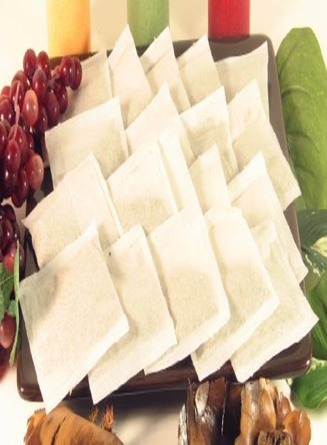 Special Tea 200 Empty Tea Bags 2.5” x 2.75” White Compostable, These Heat Sealable Tea Infuser for Loose Tea Herbs are Disposable Tea Strainer Bags made of Wood (pulp) Fibers - Image 5