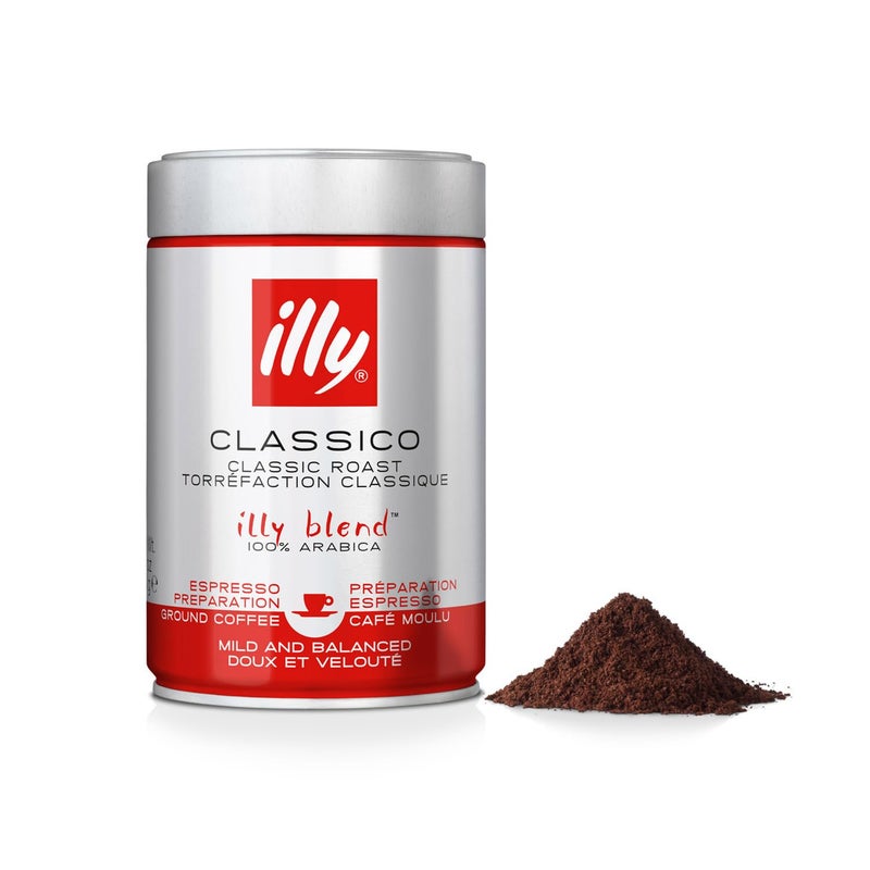 Illy Ground Classico Medium Roast, 250g - Image 1