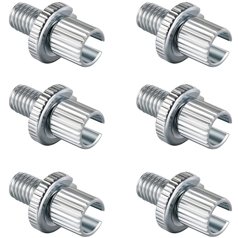 12 Pieces Clutch Brake Cable Adjuster Screw Metric Clutch Brake Cable Adjuster Compatible with ATV Motorcycle 8 mm Cable Adjuster Nut Bolts for Car Vehicle Motorcycle ATV Silver