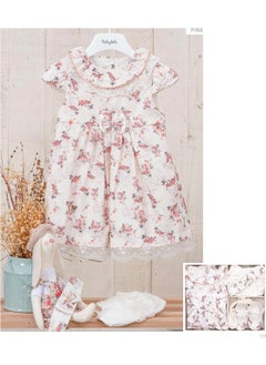 Babydola Floral Lace Detailed Baby Girl Festive Set of 5 11726  - Image 1