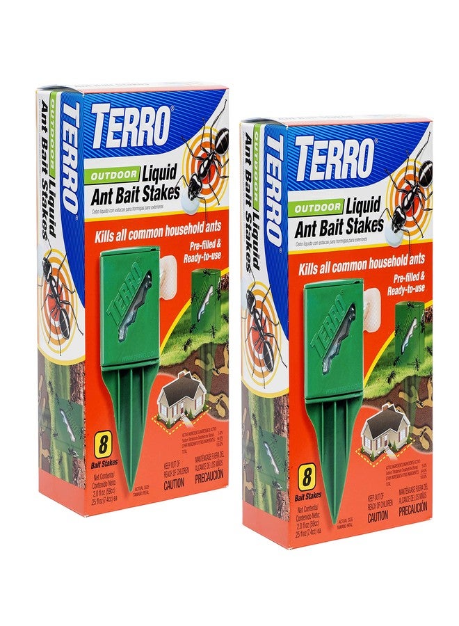 TERRO T1812SR Outdoor Liquid Ant Bait Stakes-2 Pack - Image 1