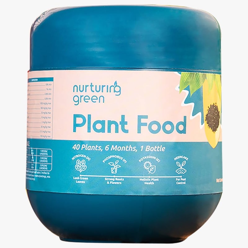 Nurturing Green® All-in-One Plant Food (400gm, granules) | Provides Plant with Nutrition & Growth and improves Soil Health | Nutrient-Rich Fertilizer with Slow Nutrition Release for Home Gardening - Image 5