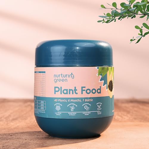 Nurturing Green® All-in-One Plant Food (400gm, granules) | Provides Plant with Nutrition & Growth and improves Soil Health | Nutrient-Rich Fertilizer with Slow Nutrition Release for Home Gardening - Image 4