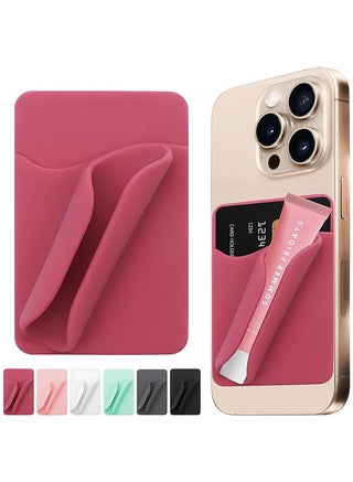 Lip Gloss Holder Card Holder Phone Case Lipstick Lip Glaze Phone Wallet Stick On Silicone Cell Phone Card Holder and Lip Balm Holder for iPhone16/15/14 Series and Samsung Galaxy S25/S24/23 Series - pzsku/ZAF97E02F59A166D4AFEFZ/45/_/1740537665/e2b1fcf6-b5a2-445c-a24e-a058f929f496