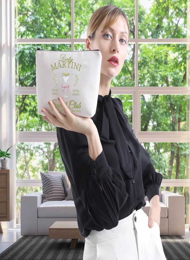 حقيبة بار WCGXKO حقيبة مكياج مبتكرة هدية كحول هدية منزل جديد حقيبة بسحاب حقيبة مستحضرات تجميل (حقيبة مارتيني متسخة) - Image 5