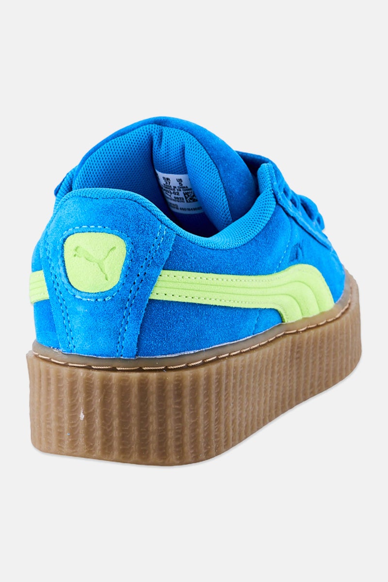 Puma x Fenty Kids Boy Creeper Phatty Lace Up Outdoor Shoes, Turquoise - Image 2