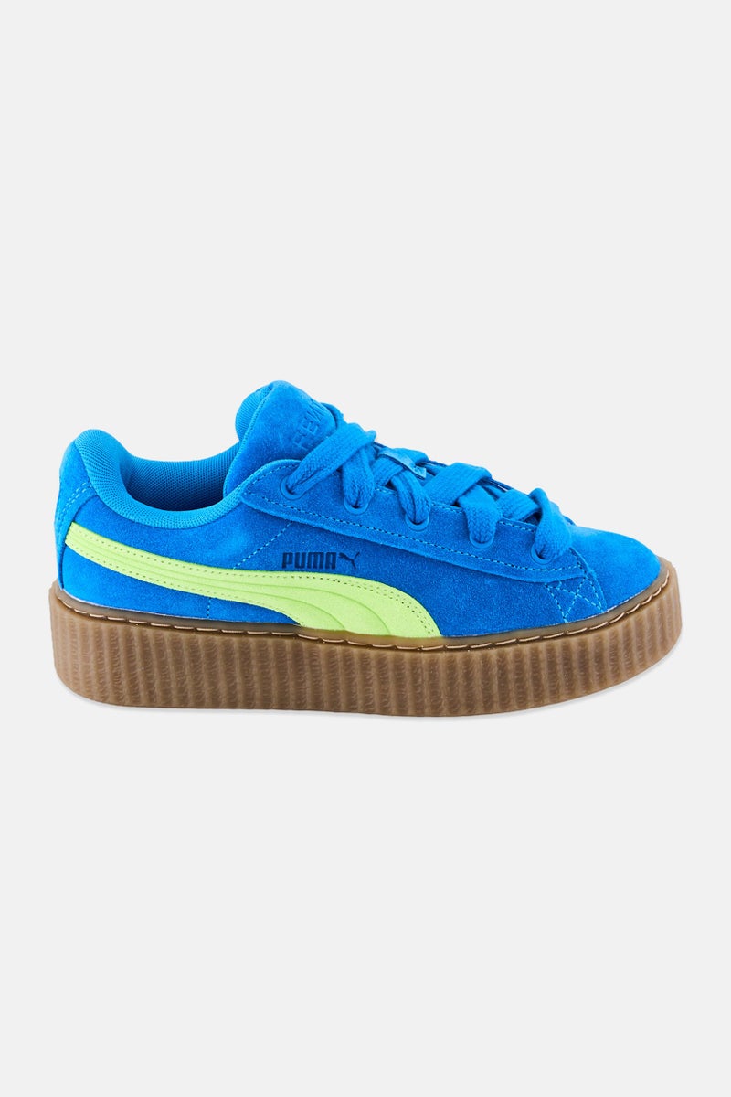 Puma x Fenty Kids Boy Creeper Phatty Lace Up Outdoor Shoes, Turquoise - Image 5