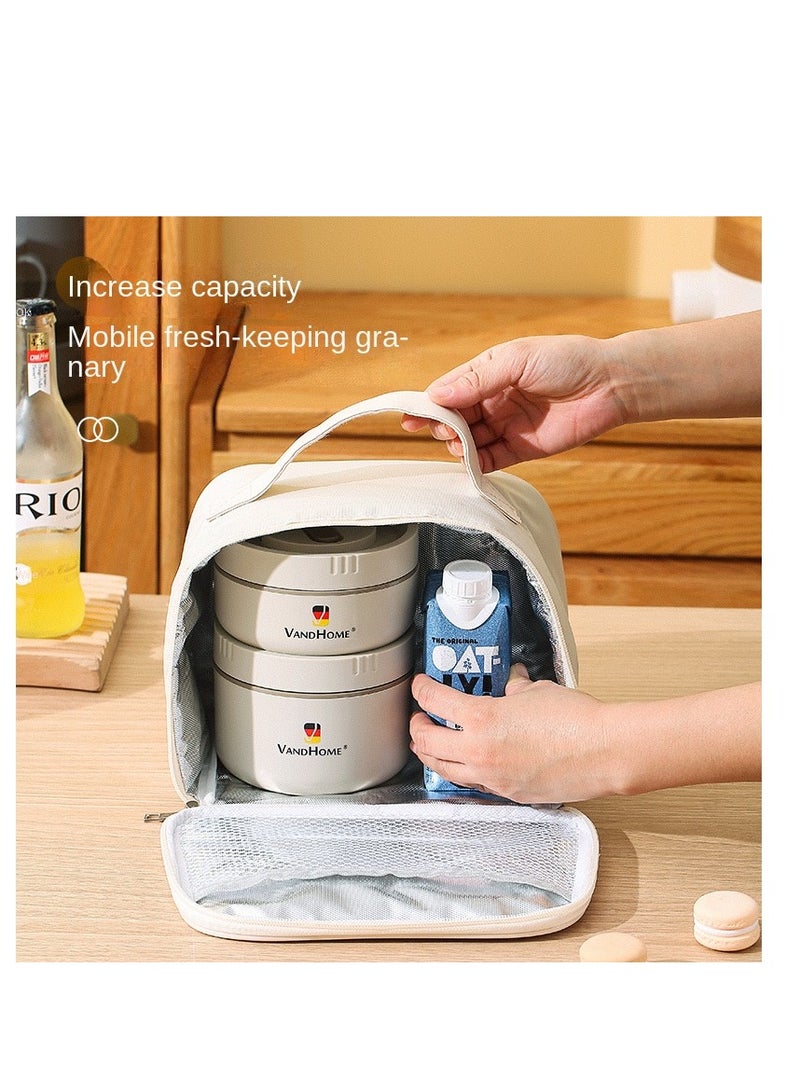 Y&D Portable lunch box insulation bag student picnic aluminum foil cold insulation ice bag office worker portable lunch bag lunch box bag  - Image 3