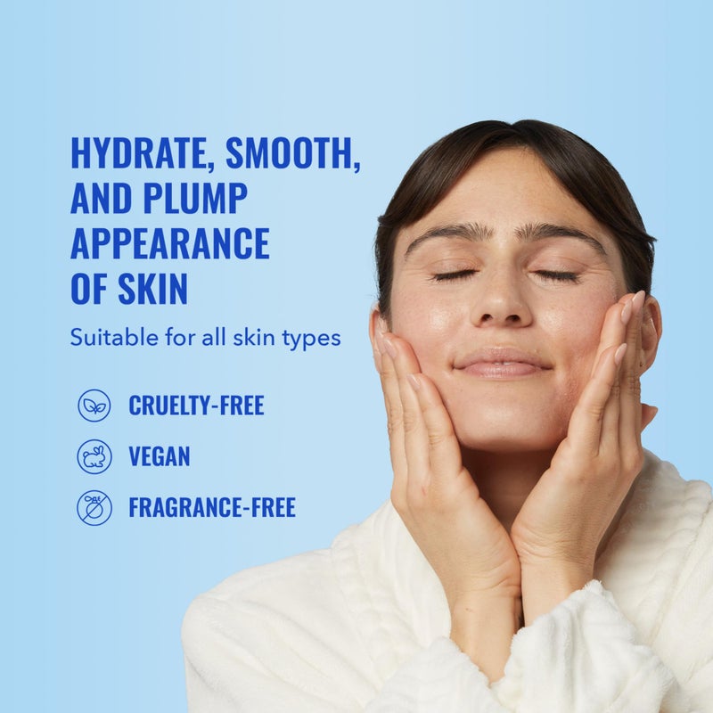 Good Molecules Hyaluronic Acid Serum - 1% Hyaluronic Acid Non-Greasy Ultra hydrating Serum Facial Moisturizer for Plumper Skin, Skin Care for Face - Image 2