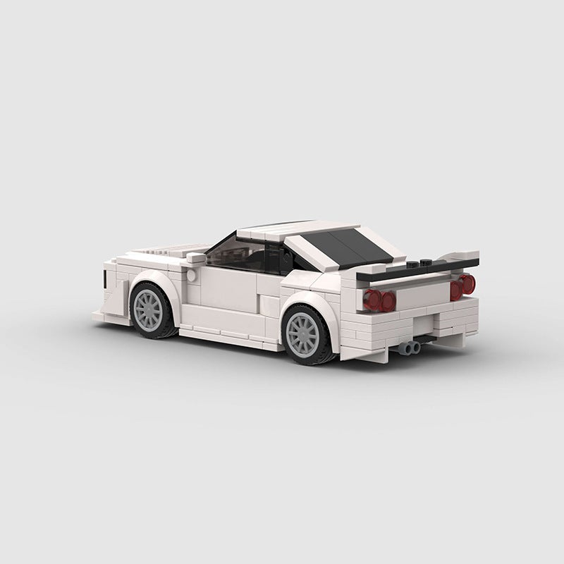 Compatible With Lego Small Particle R34 Skyline Sports Car Moc Puzzle Assembled Children'S Building Blocks Toys - Image 5