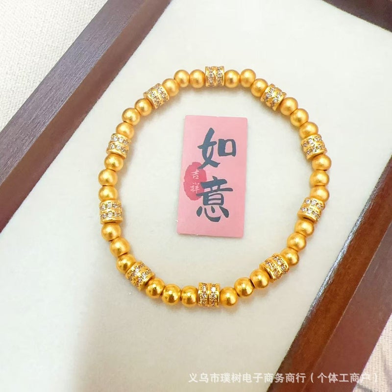 PS Luxury Gold-Plated Bracelet with Star and Moon Charms - Elegant and Versatile Accessory for Women - Image 1