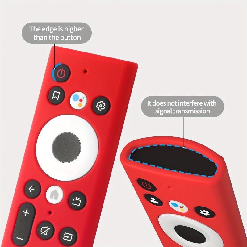 Silicone Remote Control Case for TV Compatibility with Haier Models Shatterproof Wear Resistant Hand Strap Dark Gray - Image 3