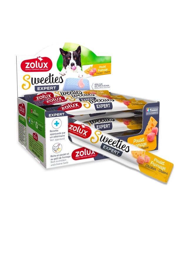 ZOLUX Sweeties Creamy Stick Cheese Chicken For Dog - 14G (Pack Of 48) - Image 1
