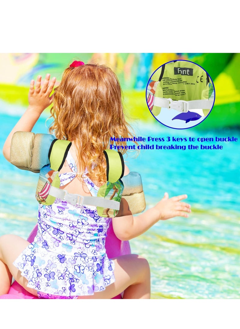 Cool Baby COOLBABY Children's Swimming Arm Float Suitable for 2  3 4 5 6-year-old Babies to Learn Swimming Training and Safe Swimming Assistance Swimming Wings Arm Float  - Image 3