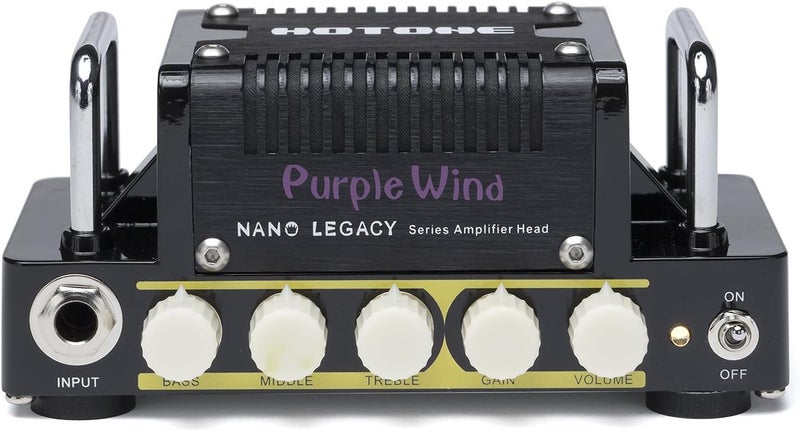 HOTONE Nano Legacy Purple Wind 5-Watt Compact Guitar Amp Head with 3-Band EQ - Image 3