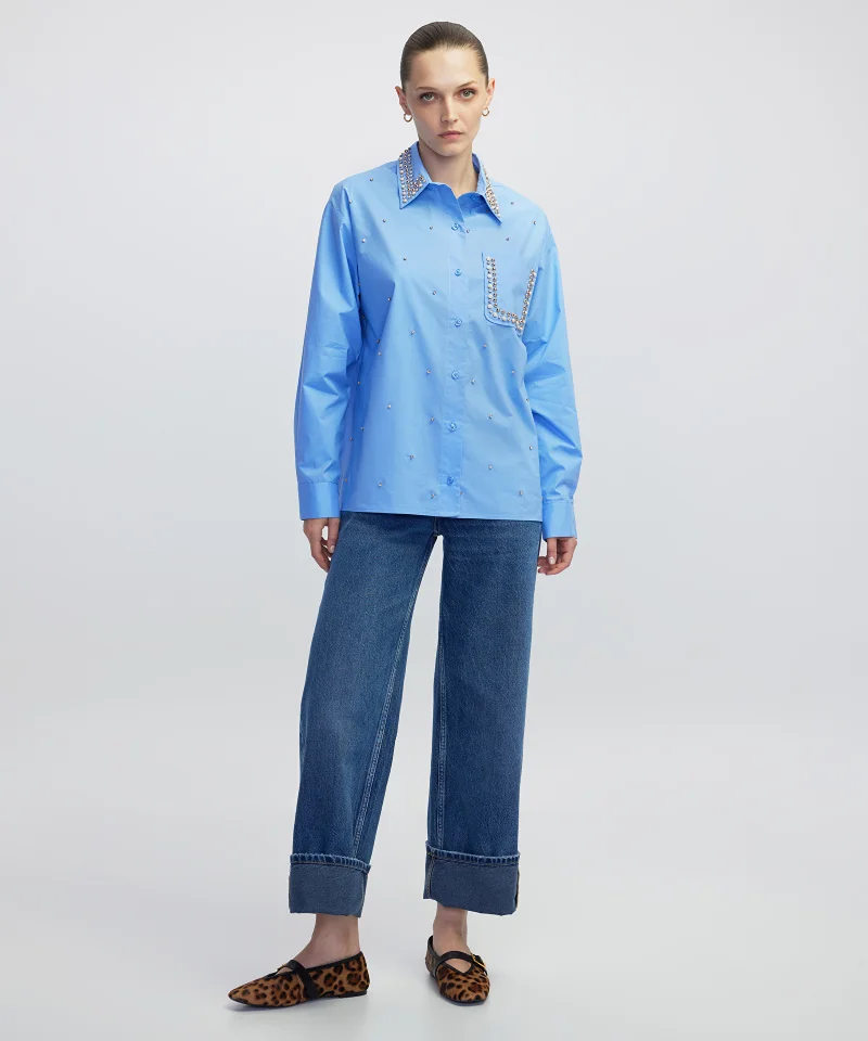 ابيكول قميص مزخرف