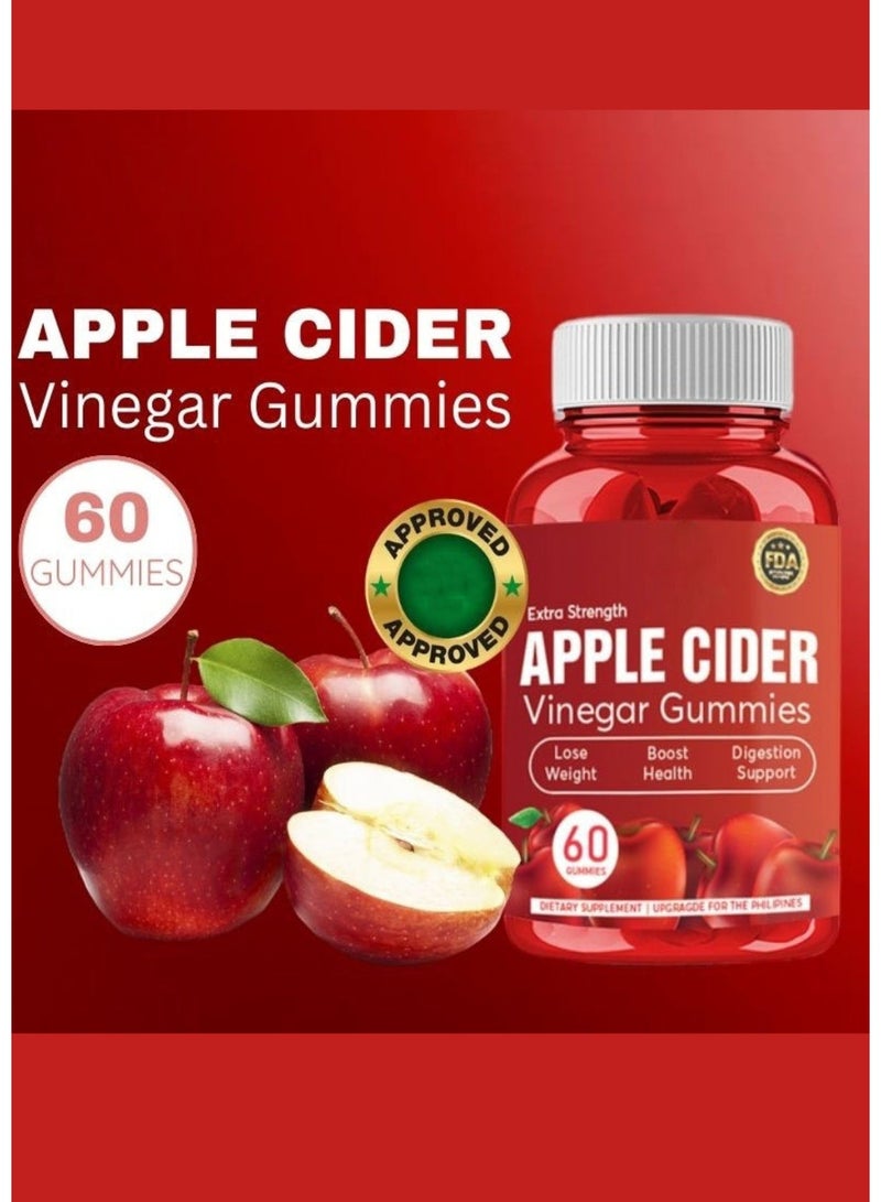 Extra Strength Apple Cider Vinegar Gummies 60 Capsules - Image 2