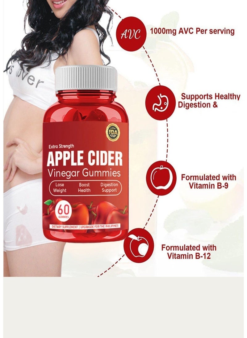Extra Strength Apple Cider Vinegar Gummies 60 Capsules - Image 4