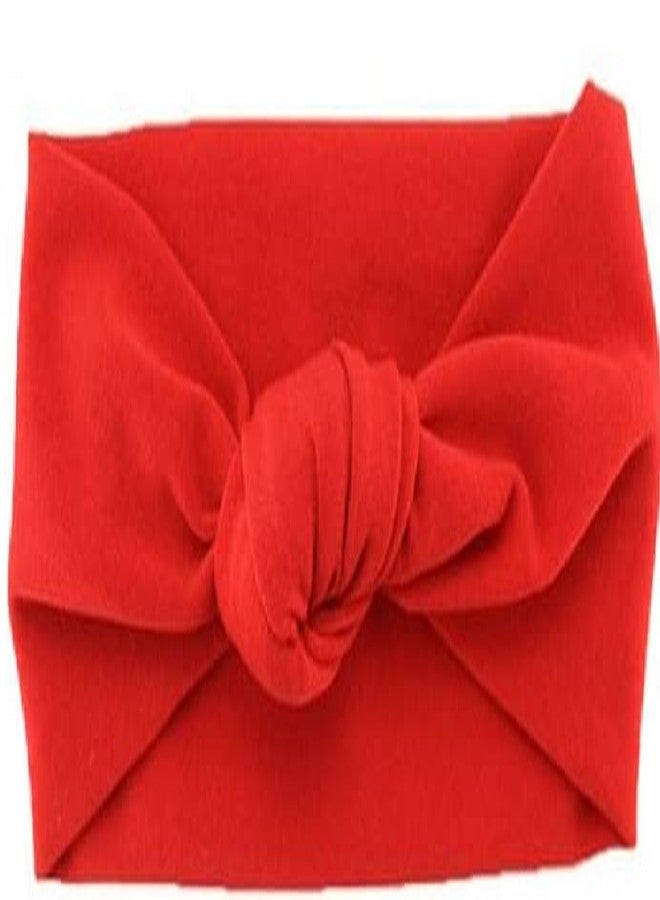 Ghelonadi Baby Girls Headbands Hair Elastics Bands for Baby Girls Newborn Infant Toddlers Kids Set of 3 (Red) - Image 2