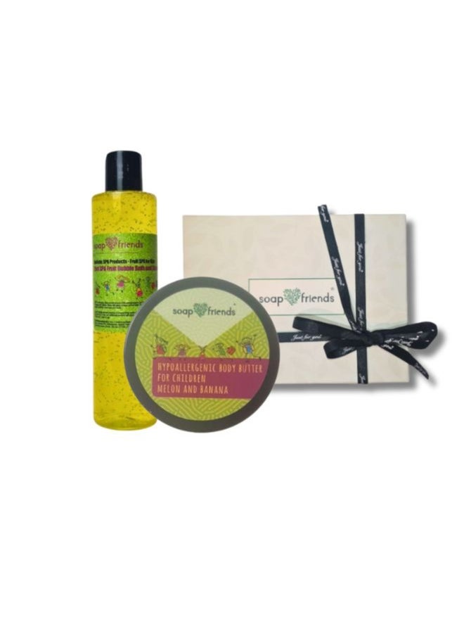 Soap&Friends Natural Kids Body Butter & 250 ml 2-in-1 Shampoo/Shower Gel by Soap&Friends  - Image 1