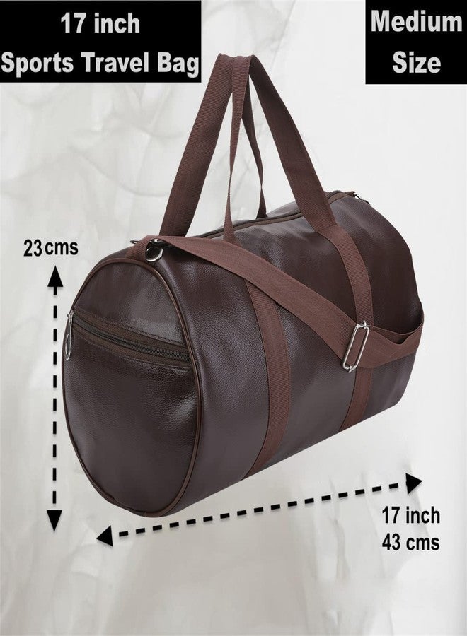 TRUE INDIAN Duffle Bag for Gym for Carry & Travel Adjustable Gym Bags for Shoes Towel Sports duffles, Travel Duffels, Travel Bag, Unisex Gym Bag (Brown) - Image 3