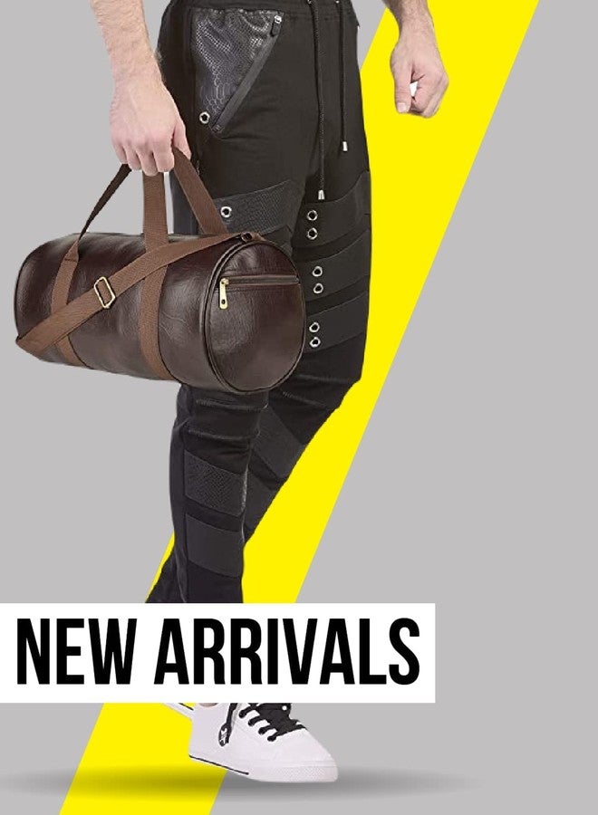 TRUE INDIAN Duffle Bag for Gym for Carry & Travel Adjustable Gym Bags for Shoes Towel Sports duffles, Travel Duffels, Travel Bag, Unisex Gym Bag (Brown) - Image 5