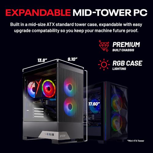Skytech Gaming Nebula 2 Gaming PC, AMD Ryzen 7 5700 3.7GHz, NVIDIA RTX 5060, 1TB NVMe SSD, 32GB DDR4 RAM 3200, 650W Gold PSU, Wi-Fi, Win 11, Desktop - Image 5