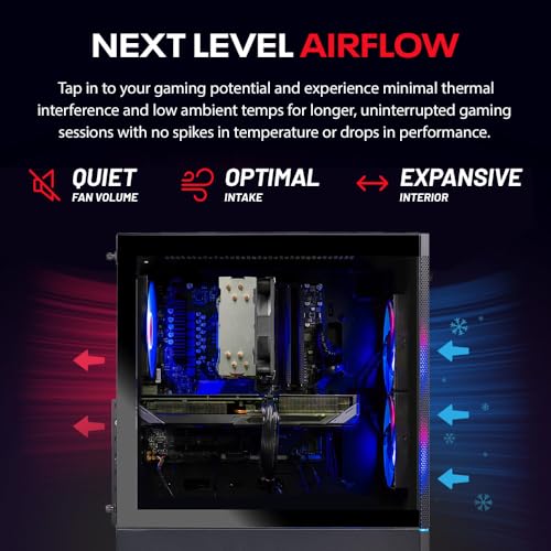 Skytech Gaming Nebula 2 Gaming PC, AMD Ryzen 7 5700 3.7GHz, NVIDIA RTX 5060, 1TB NVMe SSD, 32GB DDR4 RAM 3200, 650W Gold PSU, Wi-Fi, Win 11, Desktop - Image 4
