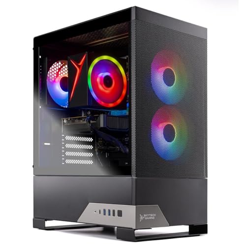 Skytech Gaming Nebula 2 Gaming PC, AMD Ryzen 7 5700 3.7GHz, NVIDIA RTX 5060, 1TB NVMe SSD, 32GB DDR4 RAM 3200, 650W Gold PSU, Wi-Fi, Win 11, Desktop - Image 1