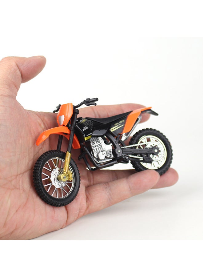 Creative Alloy Motorcycle Model Cake Decoration Women's Clothing Motorcycle Toy Car Model Decorative Ornament For Girls-Color:DK Flame Red  - Image 4