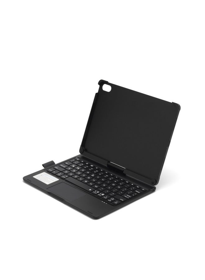 لجهاز IPad 10 Generation 10.9 كمبيوتر لوحي يدور 360 درجة مع لوحة مفاتيح بلوتوث تعمل باللمس Piad 11 بإضاءة خلفية - اللون: رمادي فضائي (لوحة مفاتيح بلوتوث بإضاءة خلفية تعمل باللمس تدور 360 درجة) - نوع - Image 3