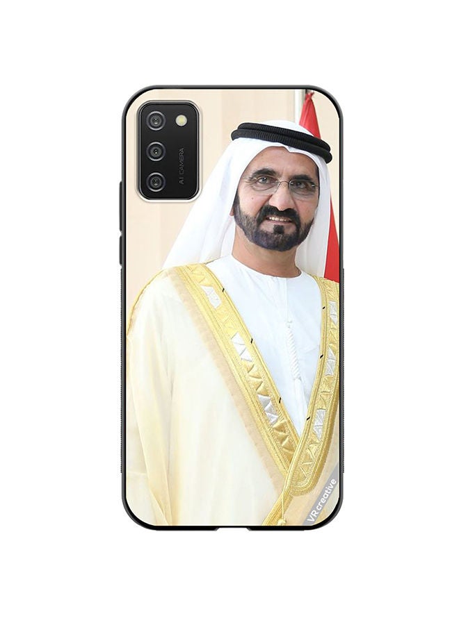VR CREATIVE Protective Case Cover For Samsung Galaxy A03s Sheikh Mohammed Bin Rashid Al Maktoum Design Multicolour - Image 1