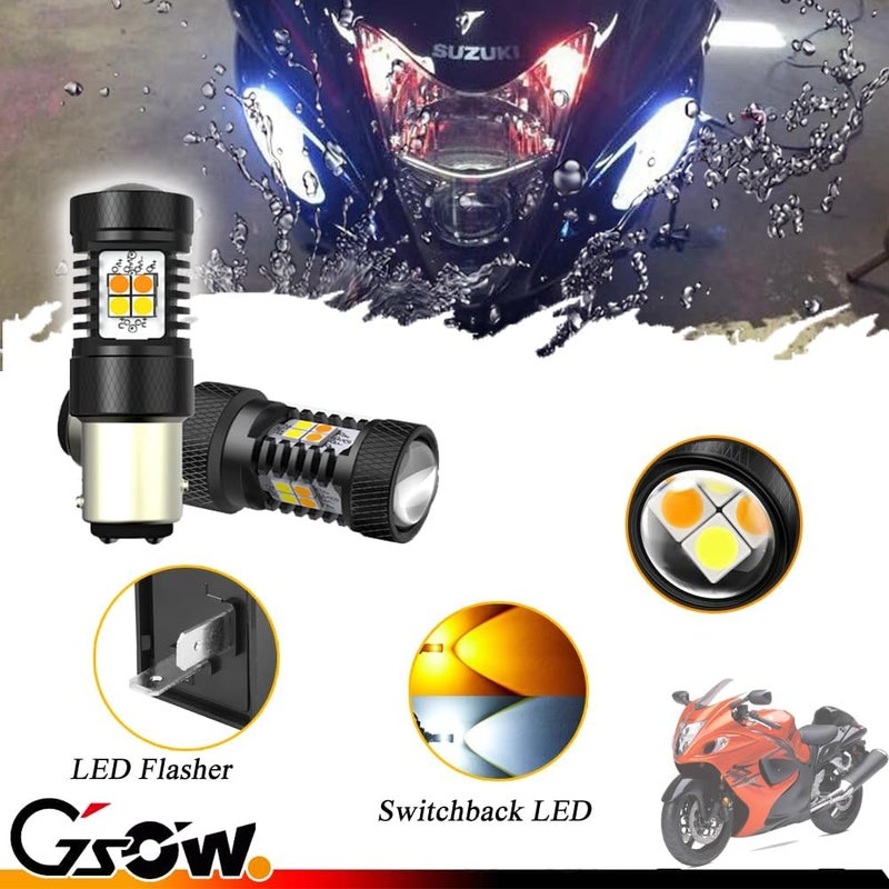 GSOWO أضواء إشارة الانعطاف الأمامية LED من GSOWO لسوزوكي هايابوسا - Image 4