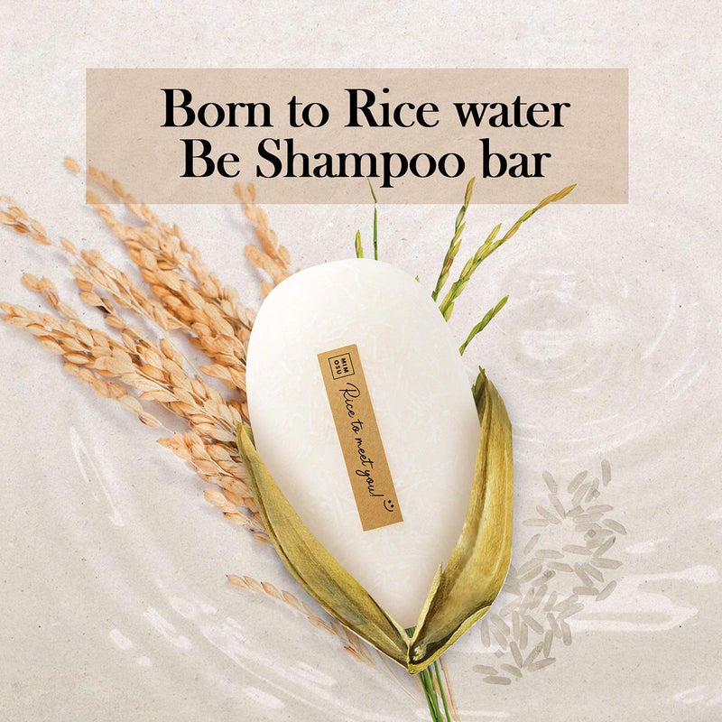 mimosu Fermented Rice Water Shampoo Bar 2 Pack – pH Balanced, Unscented Solid Shampoo for Hair Growth, Curly Hair, Natural Hair Care, Eco-Friendly, Korean Hair Care Formula - Image 2