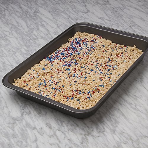 Ecolution Bakeins Lasagna and Roasting Pan – PFOA, BPA, and PTFE Free Non-Stick Coating – Heavy Duty Carbon Steel – Dishwasher Safe – Gray – 14.5” x 10.375” x 1.9375” - Image 4