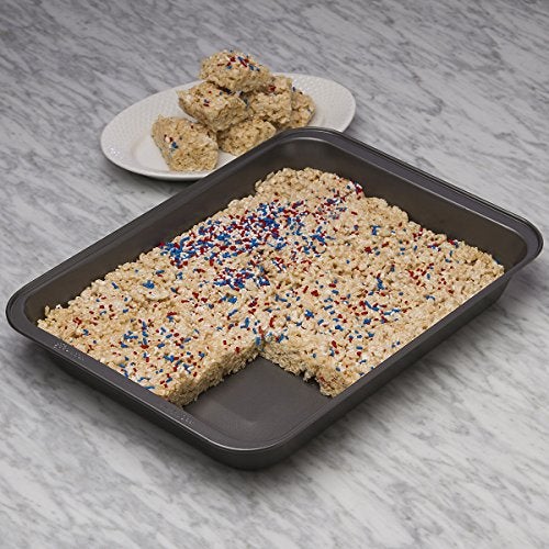 Ecolution Bakeins Lasagna and Roasting Pan – PFOA, BPA, and PTFE Free Non-Stick Coating – Heavy Duty Carbon Steel – Dishwasher Safe – Gray – 14.5” x 10.375” x 1.9375” - Image 5