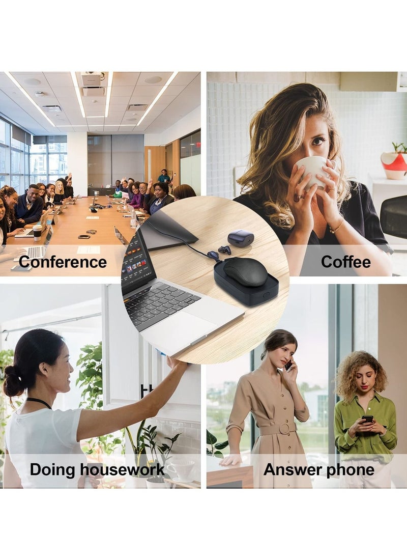 Mouse Mover Jiggler, Undetectable Mouse Mover Jiggler for Computer Laptop Awakening, Mechanical Mouse Jiggler with Drive Free USB Port, Simulate Mouse Automatic Random Movement, Keeps PC Active