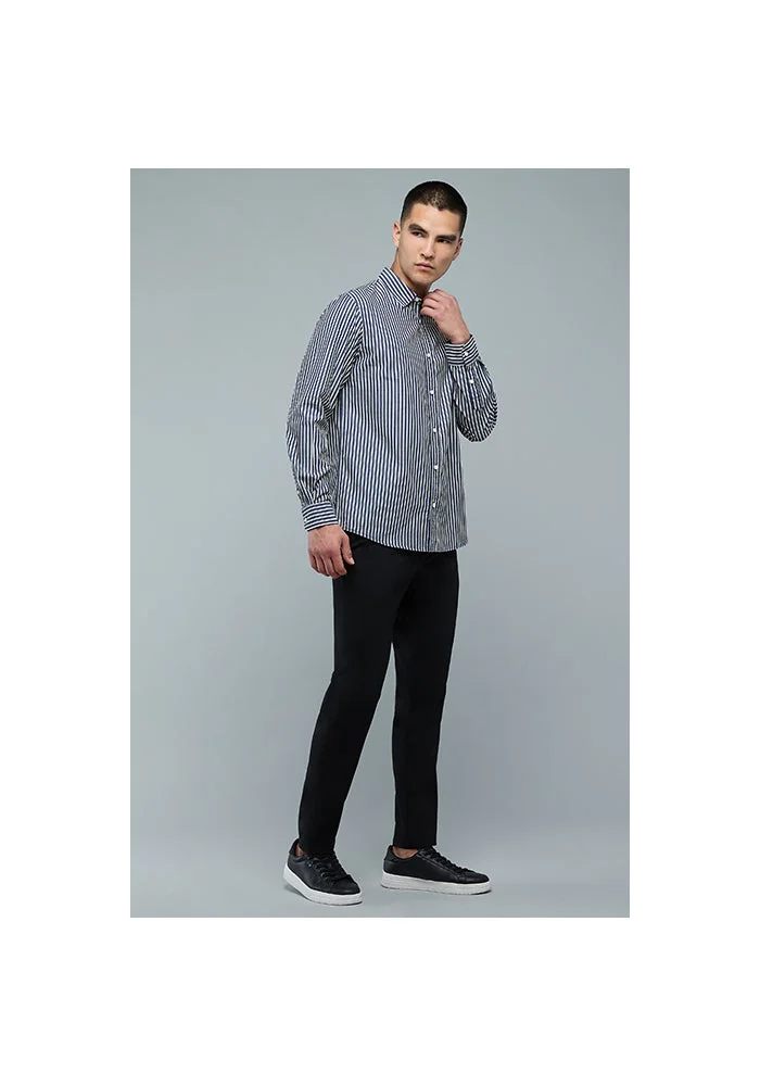 أر أند بي Solid Chinos with Button Closure