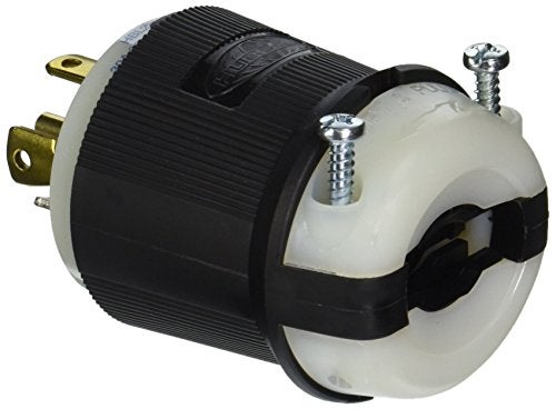 Hubbell Wiring Device-Kellems Plug,120/208VAC,30A,L21-30P,4P,5W,3PH, Black/White (HBL2811) - Image 2
