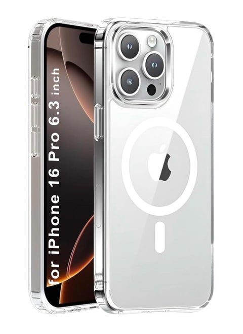iPhone 16 Pro Cover Compatible with Magsafe Camera Control Capture Button iPhone 16 Pro Case Shockproof Protective Case for iPhone 16 Pro 6.3 inch