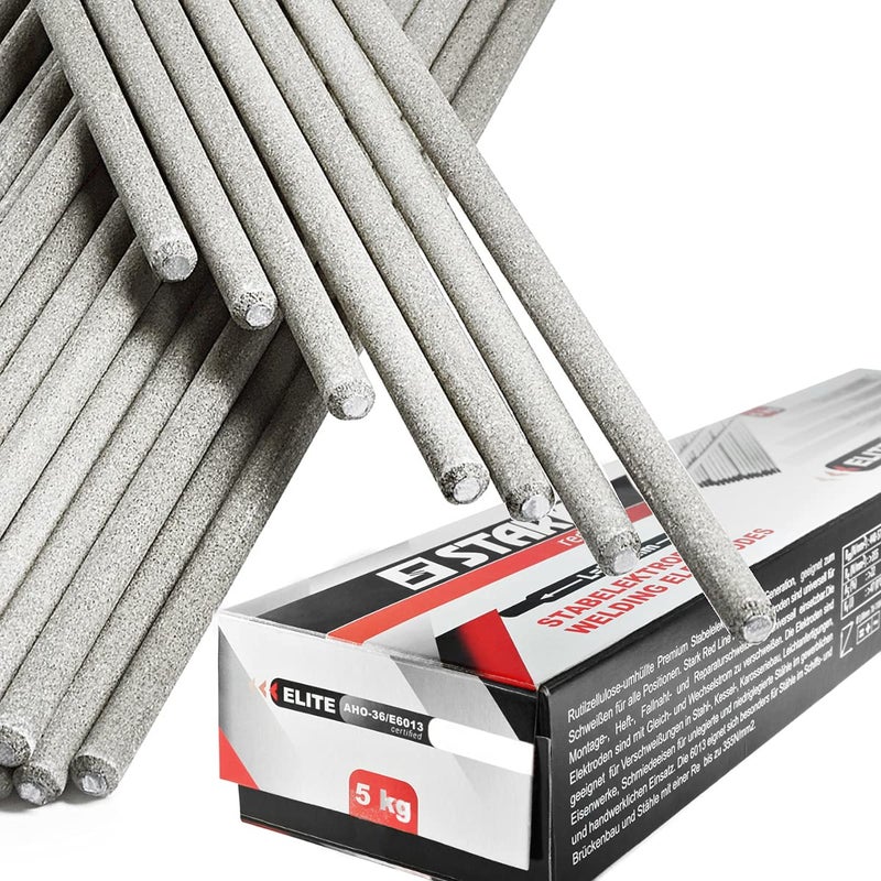 STARK Rutile Allround Welding Electrode 3 mm x 350 mm, Universal Rod Electrode for Welding (5 kg / Approx. 185 Pieces) Electrode for Welding Machines Welding Rutile Steel - Image 1