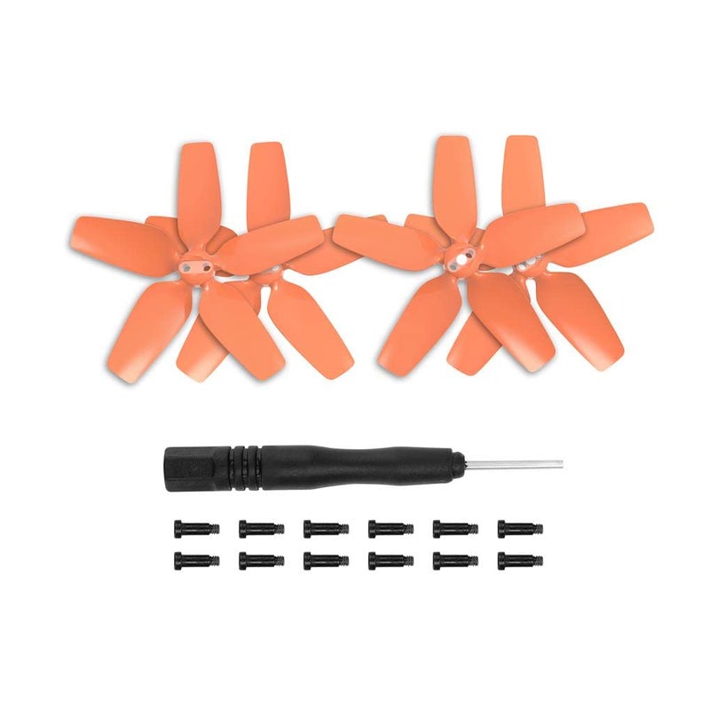 4PCS Avata Drone Propellers 2925S Quick Release Propeller Props Compatible with DJI Avata Quadcopter Orange - Image 1