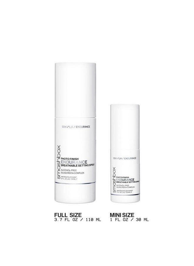 SmashBox Smashbox Photo Finish Endurance Breathable Setting Spray | Long Lasting, Lightweight + Hydrating, 3.7 Fl Oz  - Image 5