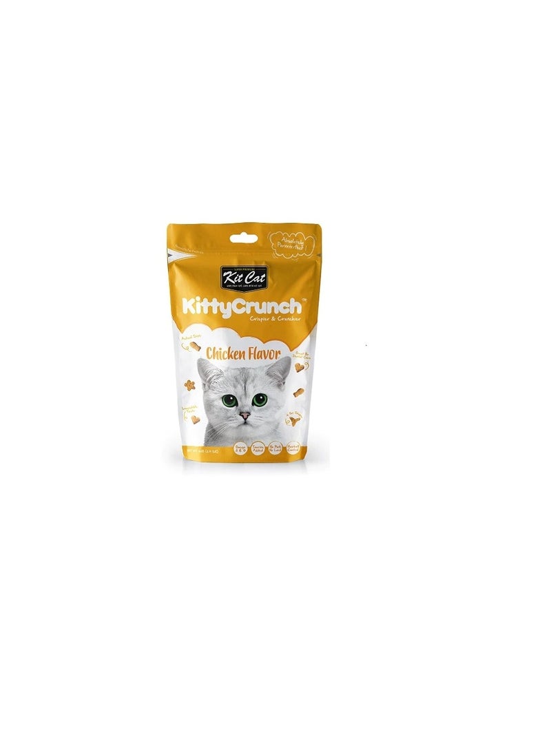 Kit Cat - Kit Cat Kitty Crunch Chicken Flavour Cat Treats - Image 1