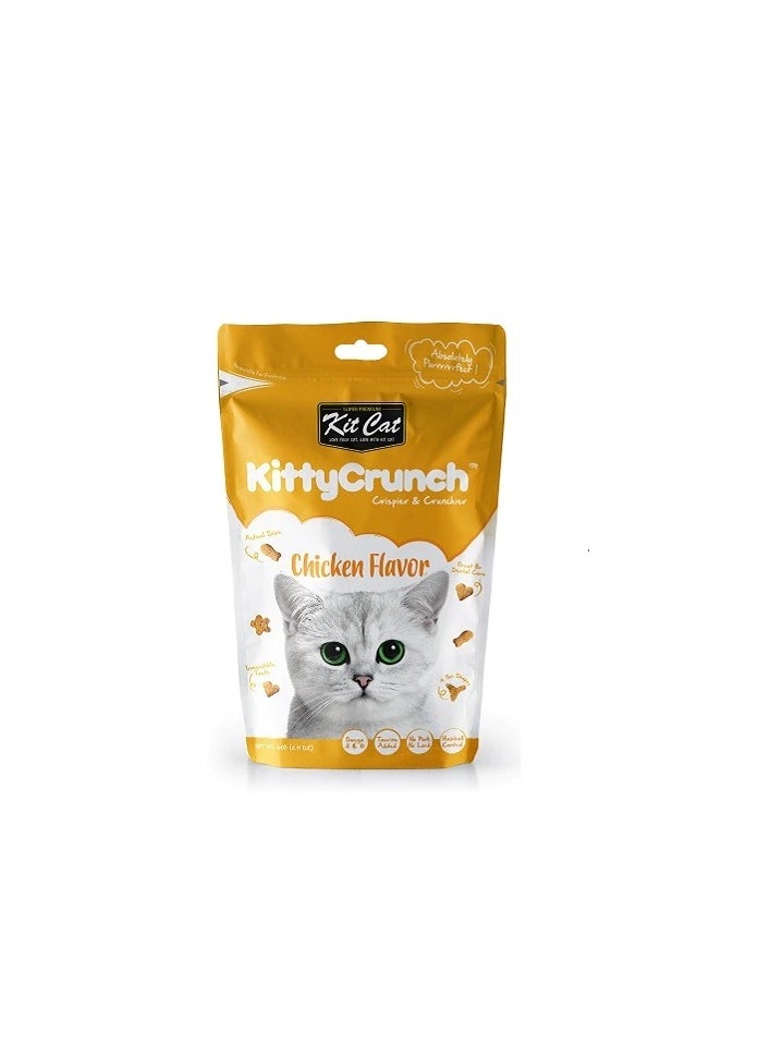 Kit Cat - Kit Cat Kitty Crunch Chicken Flavour Cat Treats - Image 1