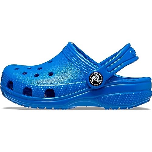 Crocs Kids Classic Clog (Toddler) - Clogs for Kids - Synthetic Upper - Ventilation Holes - Round Toe Blue Bolt 5 Toddler M - Image 1