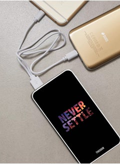 Theodor 10,000 mAh Super Fast Charging Ultra Compact Power Bank with Quick Charge & Power Delivery, Portable Charger For iPhone and Android Never Settle  - Image 2
