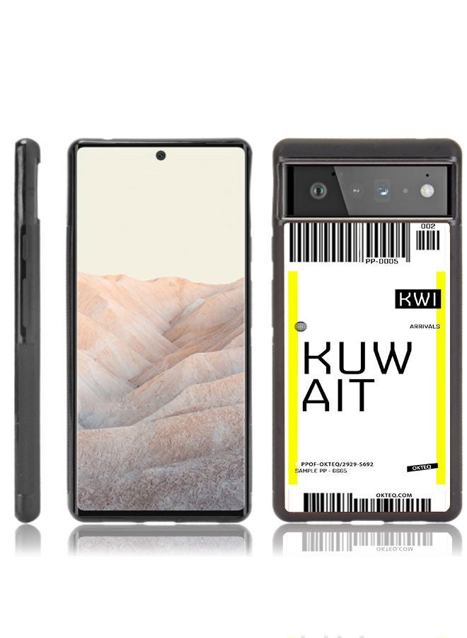 TPU Protection and Hybrid Rigid Clear Back Cover Case Kuwait Airport for Google Pixel 6 Pro